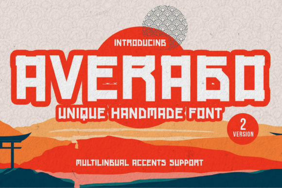 Averago: The Bold Display Font for Assertive Designs