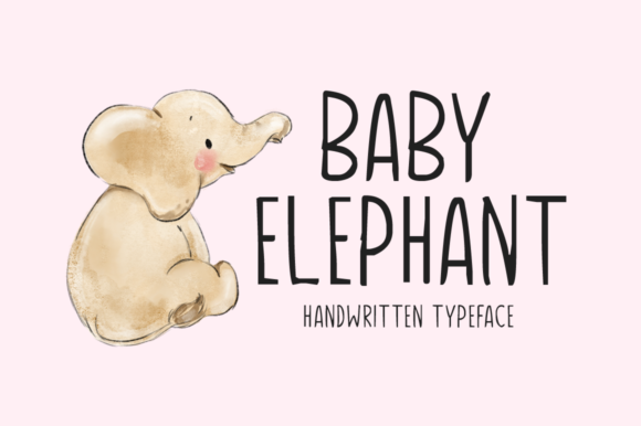 Baby Elephant: A Delicate Display Font for Modern Design