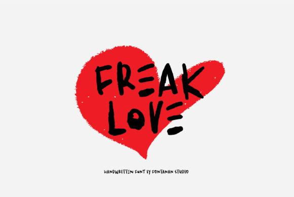 Freak Love: The Street Art Font for Bold Designs