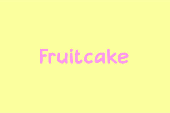 Fruitcake: The Adaptable Display Font for Modern Design