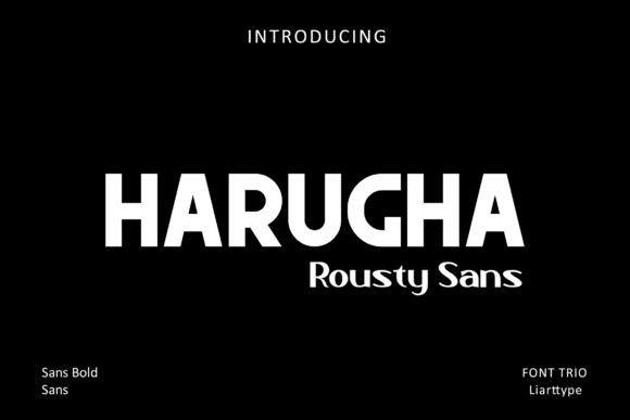 Harugha: The Bold Display Font for Impactful Design