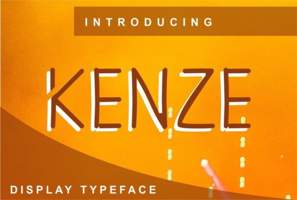 Kenze: The Clean Display Font for Modern Design