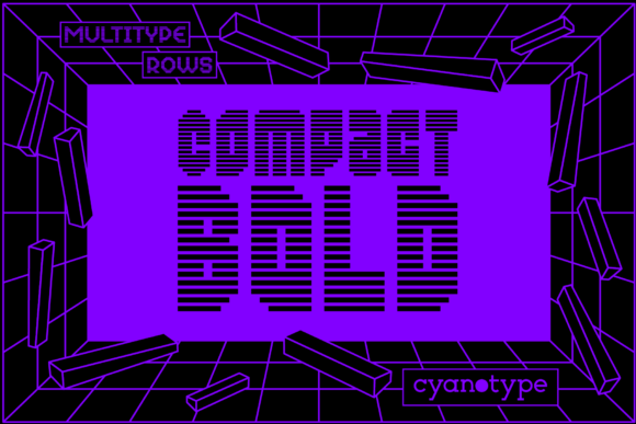 Mastering the Pixel Aesthetic: How MultiType Rows Compact Bold Elevates Digital Design