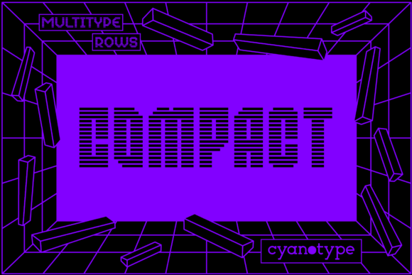 MultiType Rows Compact: Elevate Your Pixel Art Typography