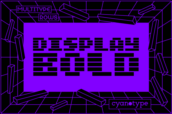 MultiType Rows Display Bold: A Practical Review of a Distinctive Pixel Font
