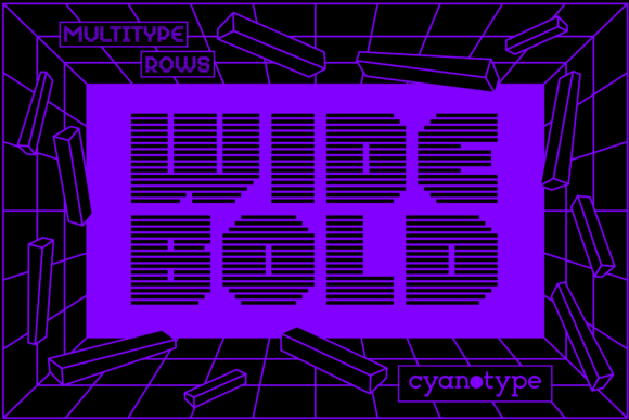 MultiType Rows Wide Bold: A Practical Review of a Distinctive Pixel Font
