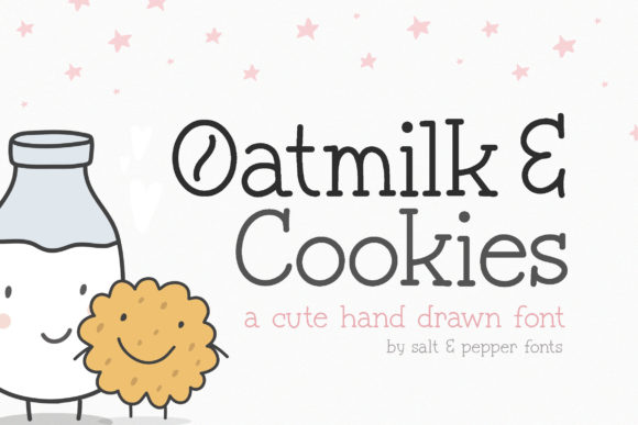 Oatmilk Cookies Font Evaluation