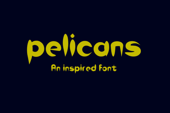 Pelicans: Elevating Your Creative Projects with a Fun and Casual Display Font