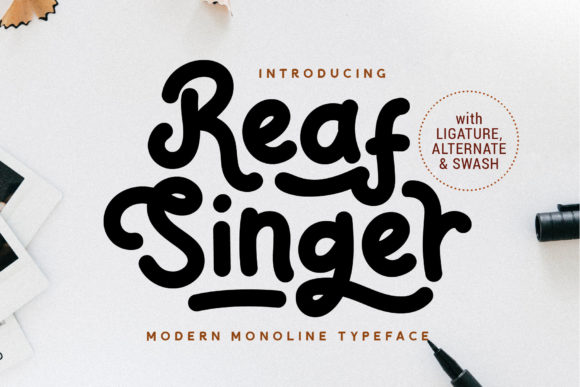 Reaf Singer: Elevate Your Designs with Whimsical Typography