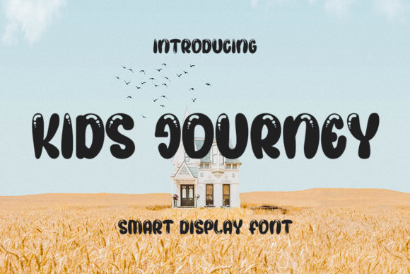 The Playful Power of Kids Journey: Elevating Design with Bubbly Typography