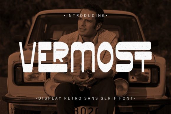 Vermost: A Retro Display Font for Bold, Unique Designs